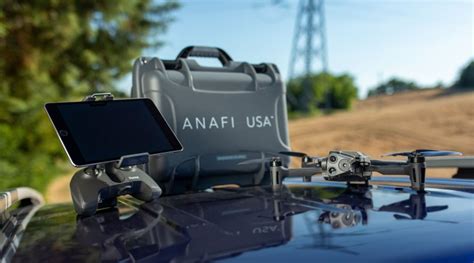 parrot anafi usa rugged drone packs  zoom  thermal camera gadgets