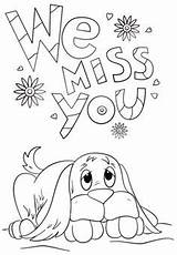 Miss Coloring Pages Printable Cards Well Soon Kids Card Missed Printables Colouring Color Template Print Will Missing Adult Preschool Supercoloring sketch template