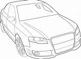 Coloring Audi Pages Cars Transportation Printable Voiture Coloriage Imprimer Comments Drawing sketch template