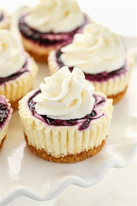Mini Lemon Blueberry Cheesecake Bites Live Well Bake Often