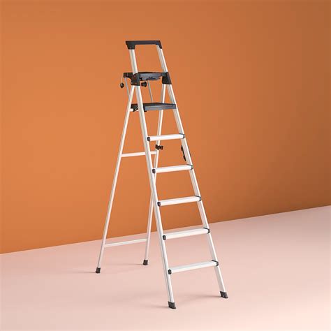 cosco  ft signature series aluminum folding step ladder  lb type