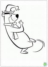 Coloring Dinokids Yogi Bear Close sketch template