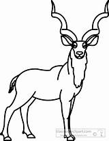 Kudu Clipart Outline Animals Clipground Members Transparent Available Gif Type Size sketch template