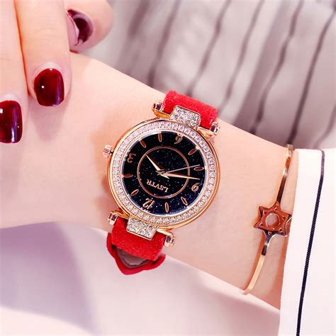 Lsvtr Women Clocks Big White Drill Wrist Watch Diamonds Quartz Watches