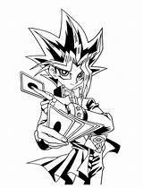 Coloring Yugi Pages Anime Yugioh Anycoloring Colouring Tattoo sketch template