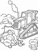 Coloring Construction Pages Equipment Worker Vehicles Printable Bulldozer Colouring Color Drawing Landfill Halo Dozer Truck Print Kids Chief Master Getcolorings sketch template