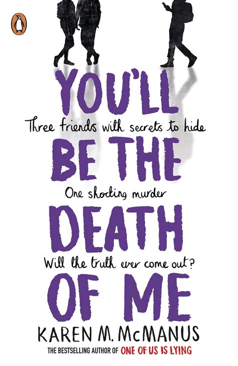 you ll be the death of me by karen m mcmanus penguin books new zealand