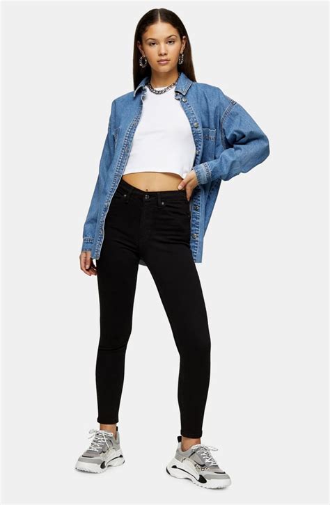 Topshop Jamie High Waist Black Jeans Best Jeans For All Women 2021