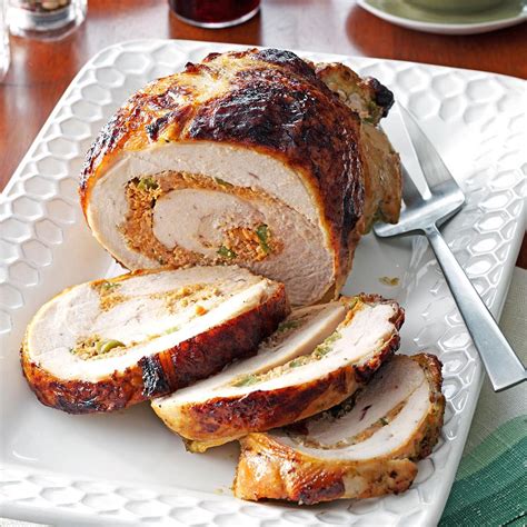 stuffed turkey with mojo sauce recipe how to make it taste of home