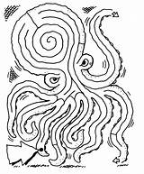 Coloring Labyrinth Pages Maze Draw Mermaid Afbeeldingsresultaat Labyrinths Voor Mazes sketch template