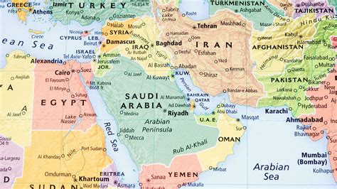 middle east history map countries facts britannica