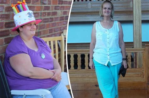 mum who was booted off disneyland ride for being obese sheds half her