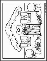 Coloring Pages House Adult Bounce Gingerbread Printable Pdfs Getcolorings Customize Adults Houses Getdrawings Color sketch template