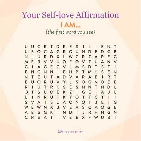 positive affirmations wordsearch add       words