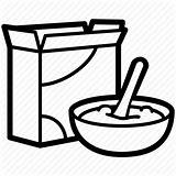 Cereal Box Clipart Icon Breakfast Nutritious Meal Drawing Icons Getdrawings Iconfinder Clipground sketch template