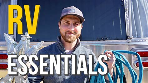 rv essentials breaking  setting   day   life  outdoors inn youtube