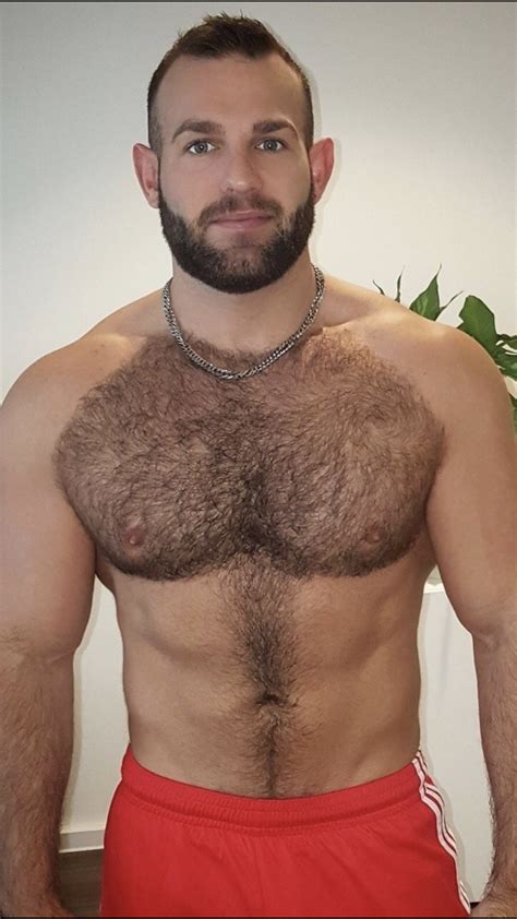 pin  shirtless beard bear