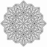 Coloring Mandalas Mandala Zen Pages Flowers Adults Stress Difficulty Print Color Kids Normal Vegetation Simple Printable Anti Funny Harmonious Justcolor sketch template