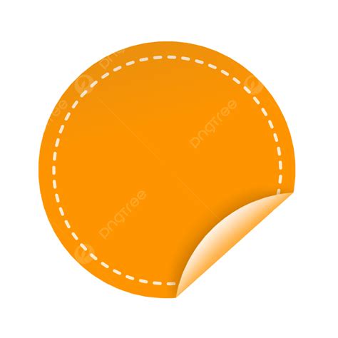 labels clipart transparent png hd  sticker label orange  label orange