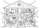 coloring page living room  printable coloring pages img