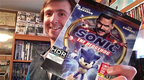 sonic the hedgehog 4k blu ray unboxing youtube