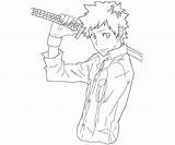 Yamamoto Takeshi Katekyo Reborn Hitman Weapon sketch template