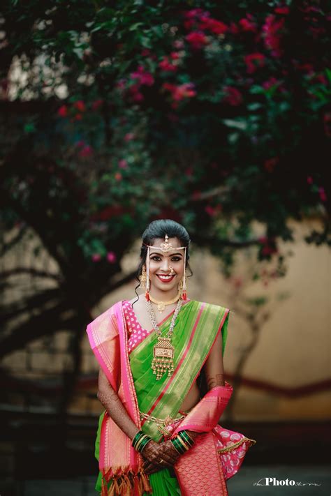 lovely nauvari sarees on maharashtrian brides that we