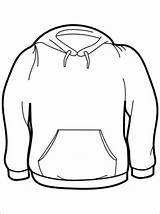 Kleurplaten Kleurplaat Hoodie Getdrawings Broek Sweat Winter Slijm Truien Tekenen Malen Uitprinten Downloaden Afkomstig sketch template