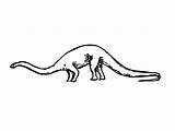 Diplodocus Coloring Pages Prehistoric Animal Netart sketch template