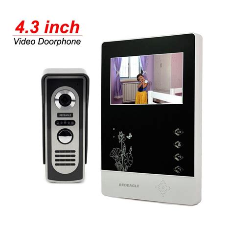 wire home video door phone doorbell intercom system    mini lcd monitor  tvl