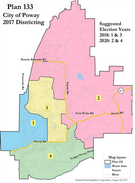 poway picks map   district council elections pomerado news