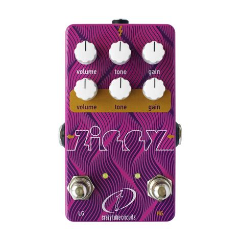 Crazy Tube Circuits Ziggy V2 Overdrive Distortion Guitar Pedals For