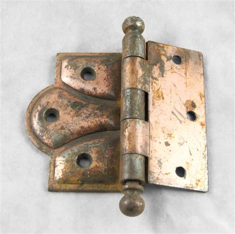 stanley copper  steel  mortise antique door hinge olde good