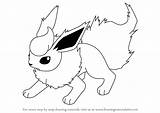 Flareon Pokemon Draw Coloring Pages Step Drawing Drawingtutorials101 Color Printable Anime Fur Drawings Getcolorings Print Getdrawings Tutorials sketch template