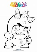 Oddbods Coloring Pages Angry Printable Jeff Fuse Party Christening Print Epingle Sur Santiago Categories sketch template