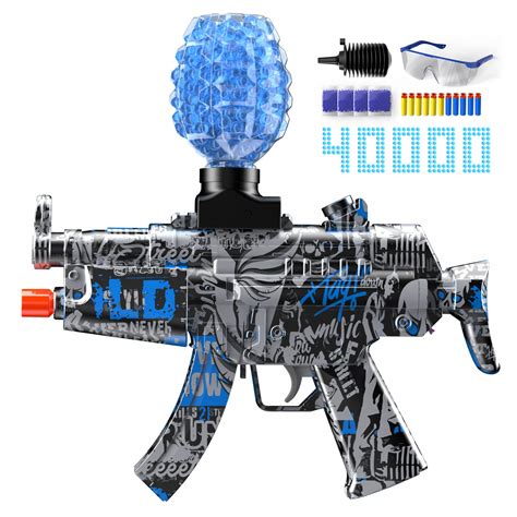 buy splatter ball automatic mp gel ball blaster toy  water beads goggles electric