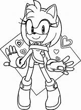 Sonic Amy Colouring Kids Hedgehog Zealous Gens Sailor Drawing Cream Colorier Wecoloringpage sketch template