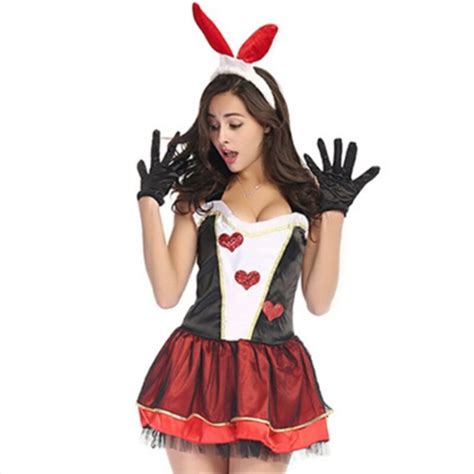 2018 New High Quality Red Heart Alice In Wonderland Cosplay Costume