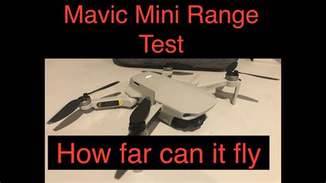 mavic mini range test  australia      youtube
