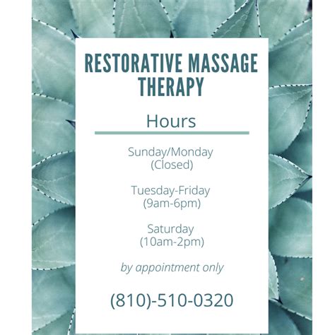 restorative massage therapy llc massage therapist  lapeer