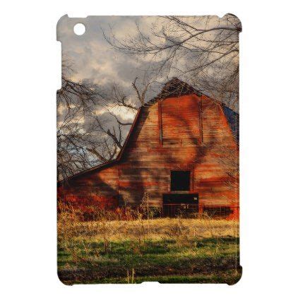 red barn ipad mini cases red gifts color style cyo diy personalize unique red barn rustic