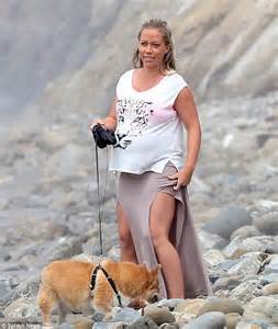kendra wilkinson shows off pregnant belly in two piece bikini daily