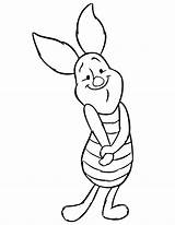 Piglet Coloring Pages Pooh Winnie Shy Print Kids Popular Library Clipart Hm So sketch template