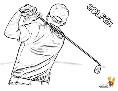 pin   fisted golf coloring pages