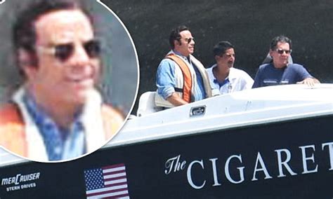 john travolta flashes big smile on set of cigarette daily mail online