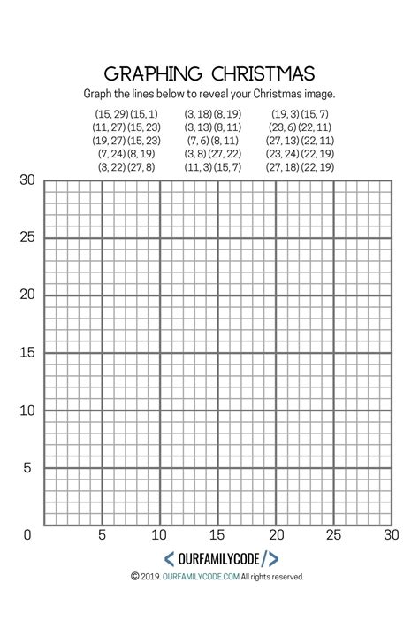 easy  printable coordinate graphing pictures worksheets