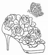 Roses Drawing Pages Coloring Hearts Bunch Getdrawings sketch template
