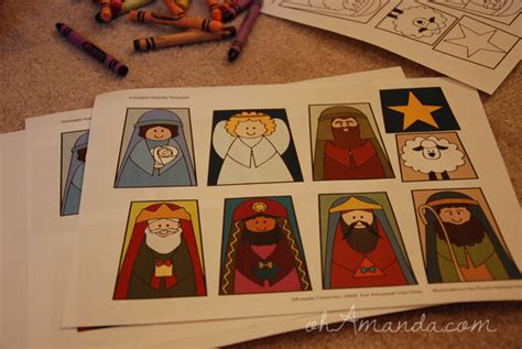 printable nativity scenes