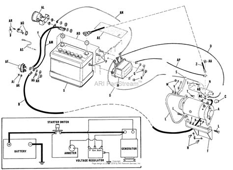 engine starter wiring diagram