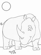 Coloring Rhino Pages Rhinoceros Animals Library Clipart Colouring Popular Printable Easily Print Books Advertisement Coloringhome Book Nosorog Coloringpagebook sketch template